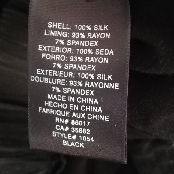 Bebe Little Black Bubble Silk Dress XS - Picture 8 of 11